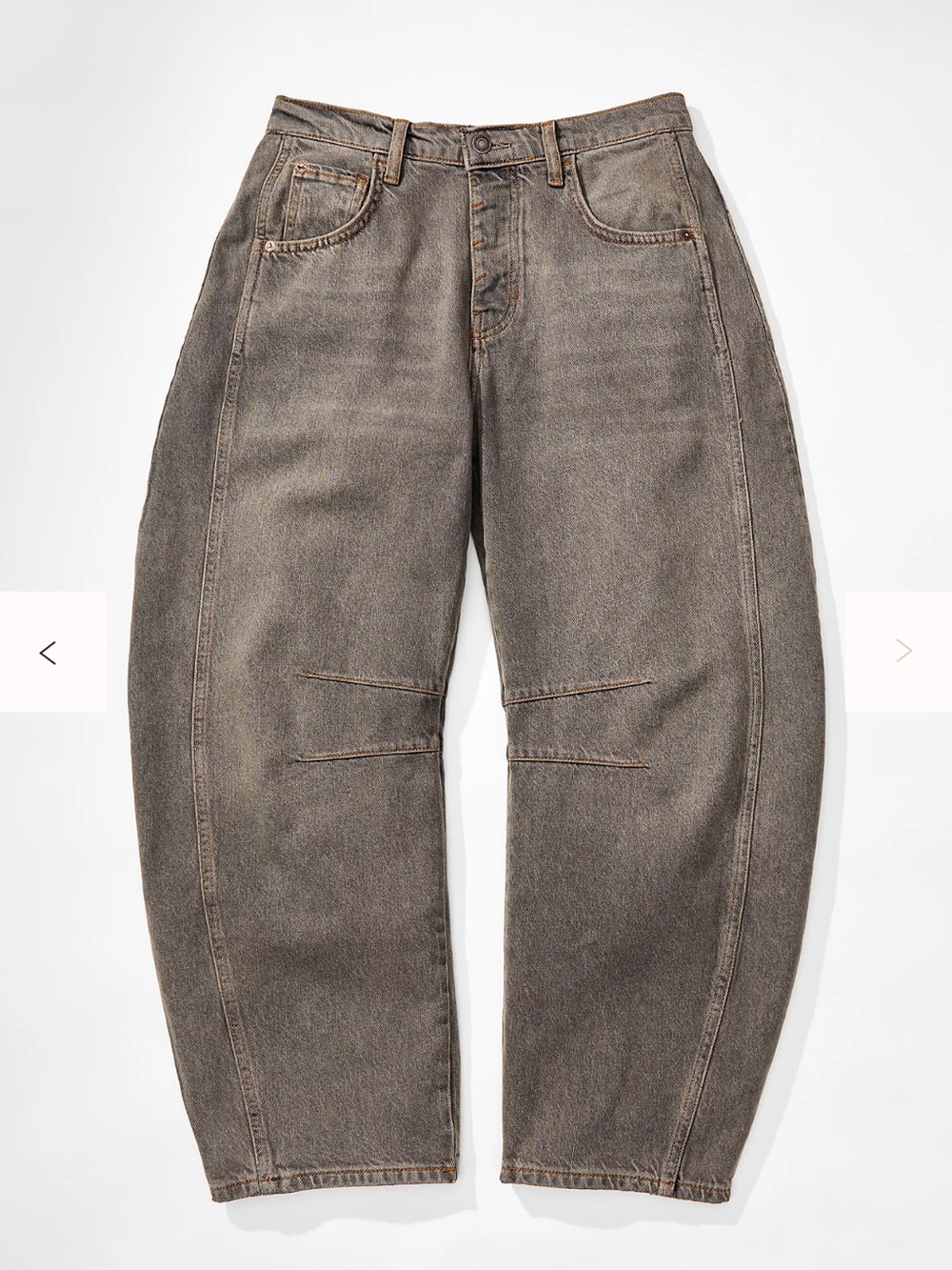 NWOT Free people good luck barrels size 28 archive grey - Picture 2 of 2